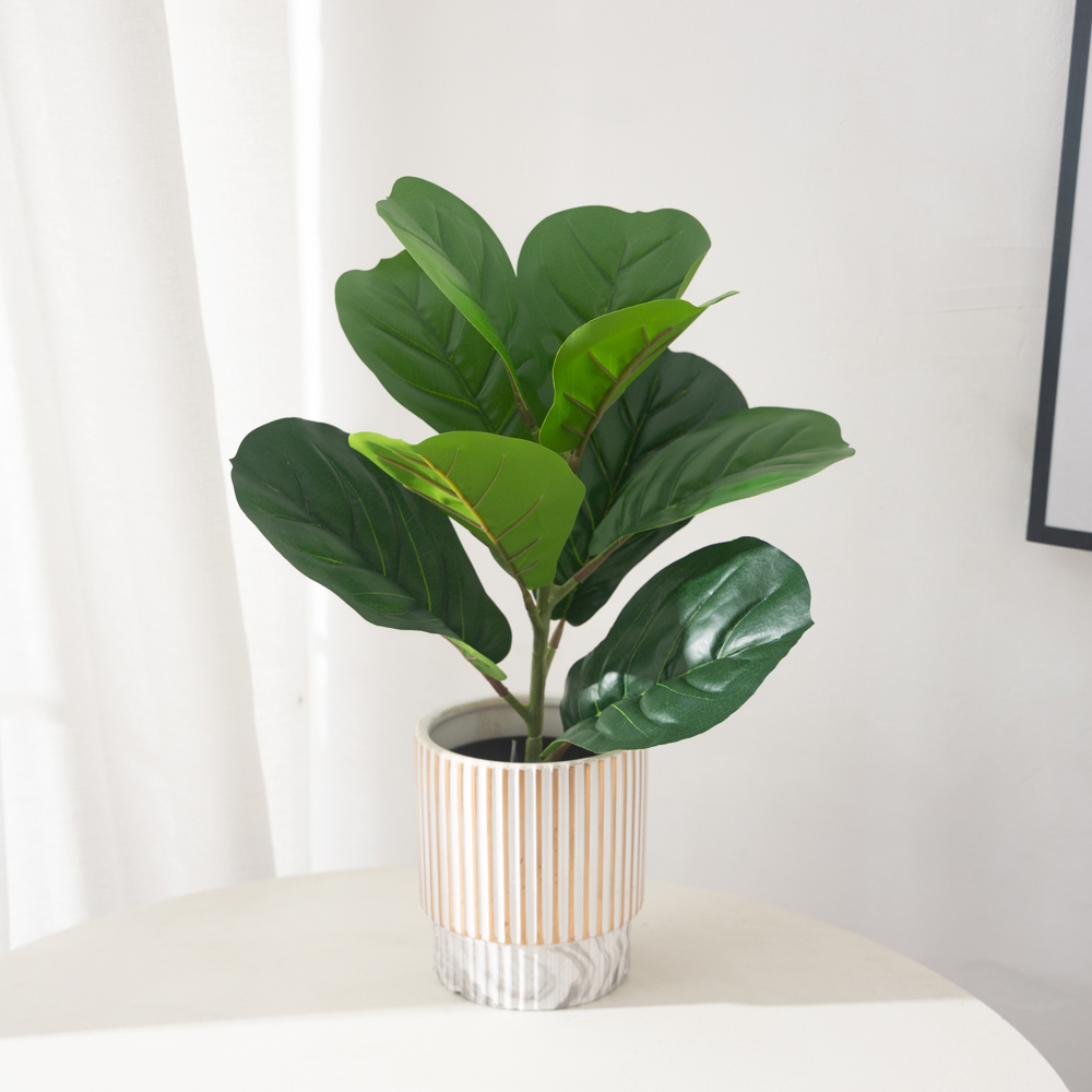 38 см, 9 вилок, искусственные  – обзор и цена Ficus Lyrata Tree