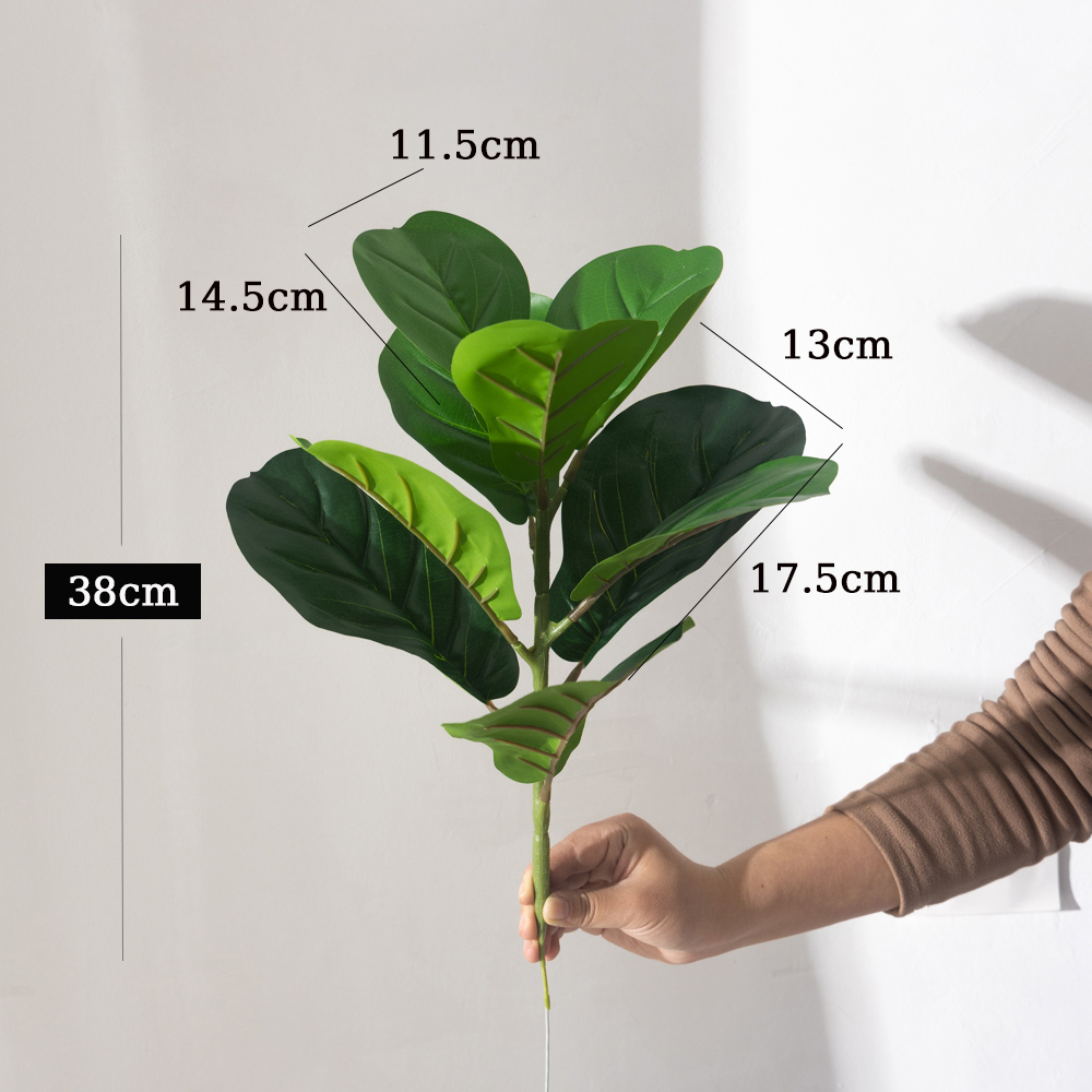 38 см, 9 вилок, искусственные  – обзор и цена Ficus Lyrata Tree