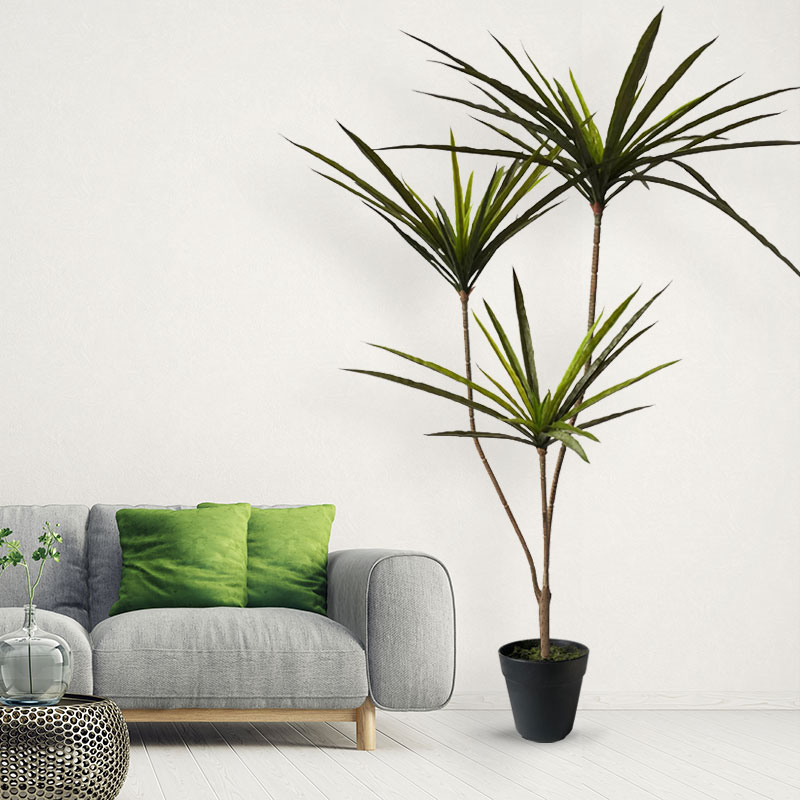 Большие искусственные драценны – обзор и цена Ficus Lyrata Tree